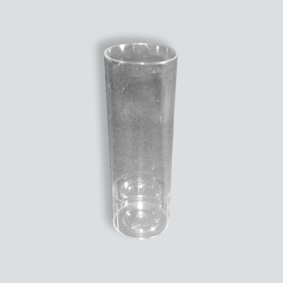 2318 Vaso tubo plástico